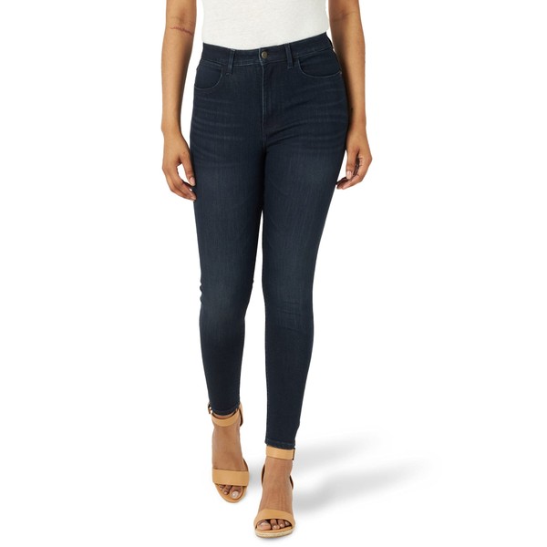 Wrangler Jeans Ajustados de Talle Alto para Mujer, Frío, 0