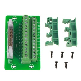 IDC26P DIN Rail 26Pin 5mm Mount Interface Module Male Connector Breakout Board