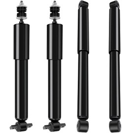 Shocks Silverado,ECCPP Front Rear Shock Absorbers Kits for Chevy 1999 2000 2001 2002 2003 2004 2005 06 07 for Chevy Silverado 1500/for GMC Sierra 1500 344380 Gas Strut Auto Shocks (4 pcs for 2WD-RWD)