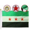 MIDLE Republic of Syria Flag 3x5 Ft Outdoor Large -