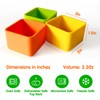 liamasum Silicone Lunch Bento Boxes Dividers Bento Box Accessories Meal