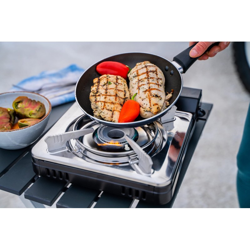 Iwatani Cassette Feu Butane gas Camp Stove, one, Gray