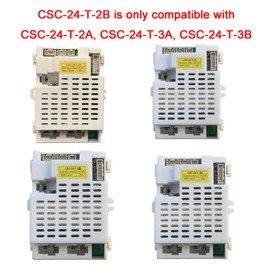 Kids Powered Ride On Car CSC-24-T-2B 24V Receiver,Controller Control Box Accessories for Original Replacement Parts,Compatible with CSC-24-T-2A, 3A, 3B