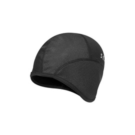 SEALSKINZ | Wacton| Windproof All Weather Skull Cap | Cycling Accessory | UV & Wind Protection Black