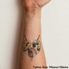 'Love Sushi' Temporary Tattoo - Water Resistant, Skin-Safe, Non-Toxic Transfer