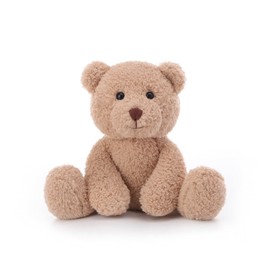 Apricot Lamb Clever Bear Jack Stuffed Animals for Kids, Soft Cute Plush Toys for Baby Girl and Boy, 7 Inches