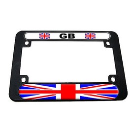 GRAPHICS & MORE United Kingdom - Great Britain Flag - Country United Kingdom Motorcycle License Plate Frame