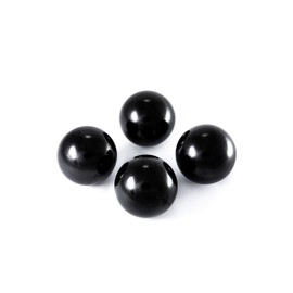 SN NATURSTEIN UG - Shungite Polished Spheres 4 cm | Gem Stone from Karelia - 4 Units