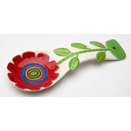 Cosmos Gifts 62109 Giggle Feathers - Spoon Rests Set Of 2 By Robin Roderick