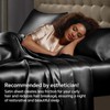 BEDELITE Satin Sheets California King Size Bed Set, Black, 4