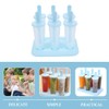 DEARMAMY 6pcs Homemade Popsicle Molds Plastic Ice Pop Maker Ice