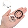 sourcing map 20 Pcs External Retaining Rings, 29.6mm 304 Stainless