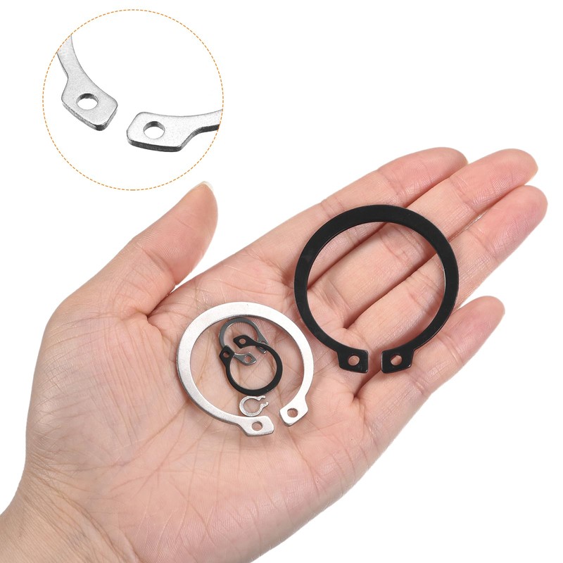 sourcing map 20 Pcs External Retaining Rings, 29.6mm 304 Stainless