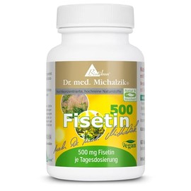 Biotikon Fisetin 500 Dr. Michalzik - per daily recommendation Fisetin [500 mg] - optimal bioavailability thanks to fenugreek seeds - without additives