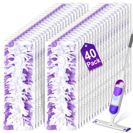 40 Pack Disposable Mopping Pads Refills for Swiffer PowerMop,Compatible with Swiffer Power Mop Refills, Multi-Surface Mop Pad Replacement for Floor Cleaning