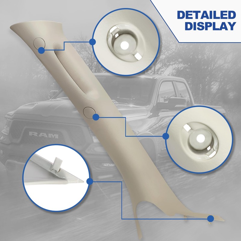 Fexhull A-Pillar Trim Interior Handle and Single Gauge Pod (Left-Driver