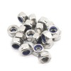 binifiMux 50pcs M8-1.25mm Pitch Nylock Nylon Inserted Self Locking Nuts 304 Stainless Steel