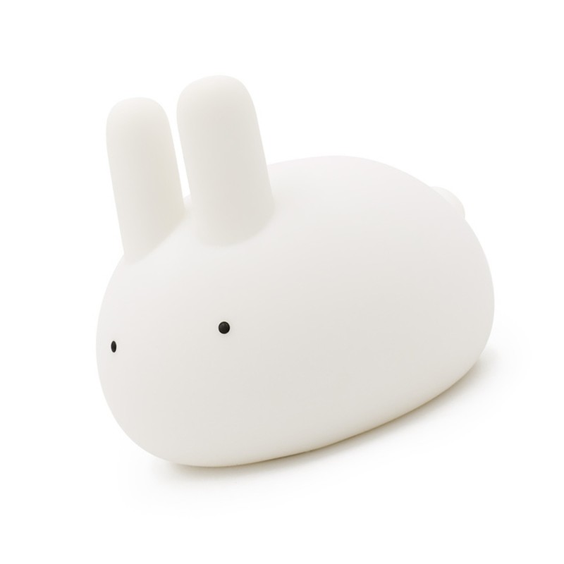 Cute Rabbit Night Light Silicone Bunny Tabletop Lamp 2700K Warm