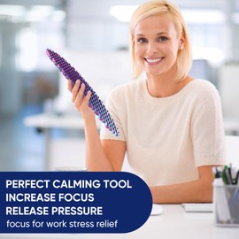 Juguete Fidget Worm, Juguetes Reales Impresos En 3D, Divertido Juguete Fidget Worm De Bolsillo Para Adultos Y Niños, Juguete Antiestrés De Escritorio Con Resistencia Silenciosa(Degradado Rojo Y Azul)