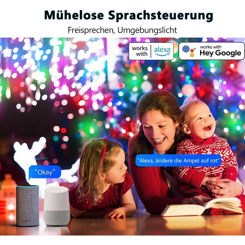 DOTWAYAW Smart Christmas Tree Fairy Lights (2 m 256 LEDs)