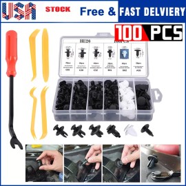 Unbranded 105X Box Set Bumper Fender Liner Push Type Retainer Clips Fastener For Dodge RAM