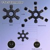 Dekofun Christmas Light Splitter Connector, 2 Pin 1-to-5 Fairy Lights