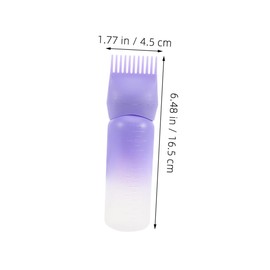 minkissy Multi-functional Hair Care Tools Hair Oil Applicator Bottle Dyeing Comb Applicator for Root Shampooing Conditioning