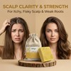 herblight Ginger & Ginseng Shield Shampoo Bar for Hair Strength