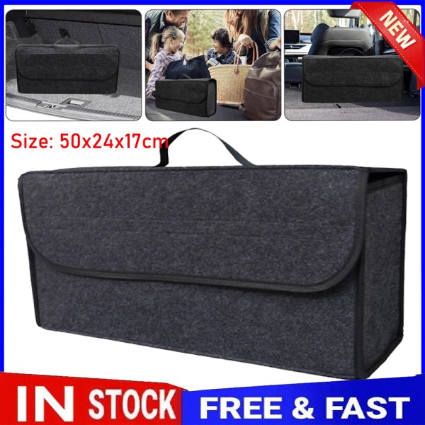 Unbranded Large Anti Slip Compartment Boot Storage Organizer Tool Car