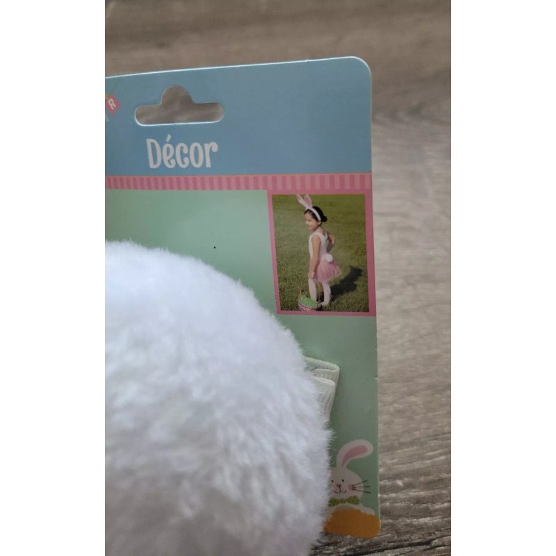 Greenbrier (1) Easter Bunny Rabbit Tail Clip NEW with Tag