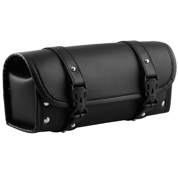 LIKENNY Mini Motorcycle Tool Bag, Universal Use, Touring Studs, PU Leather, Storage Bag, Storage Bag, For Small Items, For Motorcycles, Tool Bag, Easy Installation, Waterproof