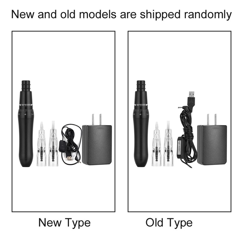 Electric Eyebrow Lip Microblading Tattoo Pen Semi Permanent Machine (Black)