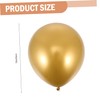 KOMBIUDA 1set Metallic Latex Balloons Set Avocado Green Party Decorations
