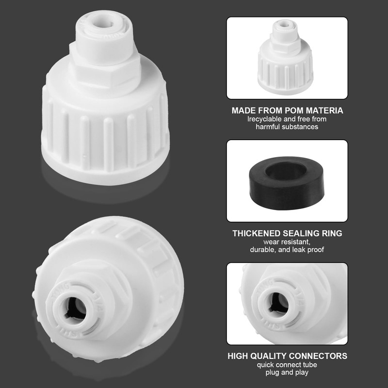 SMCEHEYA 3/4" Bsp X 1/4" Push Fit Tap Adapter |