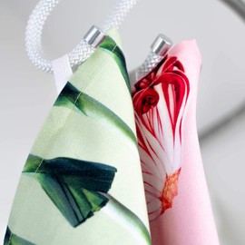 Peppermint Products RADICCHIO & PORRI | Cotton Crockery Towels | Set of 2 | Roman Luyken