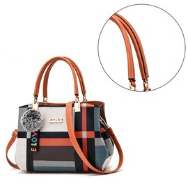 TQUXNGA 2023 Crossbody Bag Vintage Umhängetasche für Frauen Mode Tasche mit Handtasche Vielseitige Ledertasche, Erdgelb