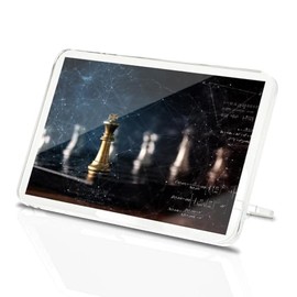 Classic Rectangle Magnet with Stand - Chess Moves Board Game Skill Strategy - Fridge Locker Office Whiteboard Toolbox #52706