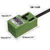 sourcing map Inductive Proximity Sensor Switch Detector NPN NO DC