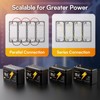 GOLDENMATE 12V 10Ah LiFePO4 Lithium Battery, 5000+ Deep Cycles, IP67