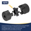 uxcell 7/8" to 7/8" L075 Flexible 3-Piece L-Jaw Coupling Coupler