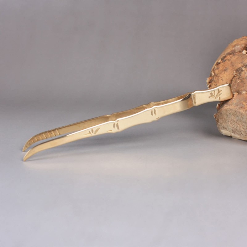 vsilay Incense Tweezer Copper Bamboo Section Backflow Cone Backflow Cone