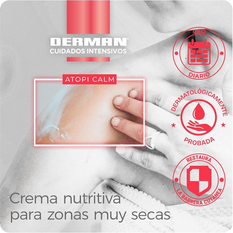 Derman Atopi Calm Crema Corporal │ Urea-D 5% + Avena