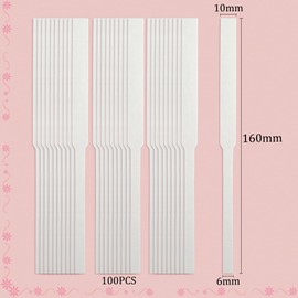 TOVOT 100PCS Perfume Test Strips 160MM Paddle-Shaped Perfume Tester Thickened Strips DIY Fragrance Test Strips Scent Strips Fragrance Blotter Strips