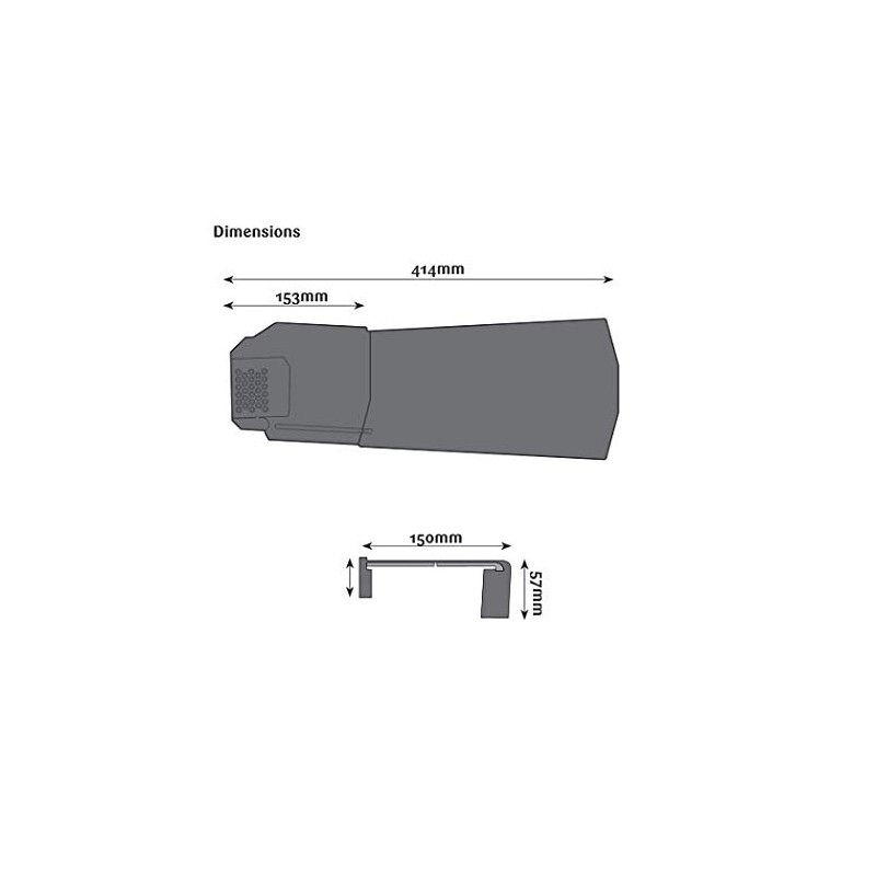 Klober Dry Verge Roof Edging Kit - 8 x Grey