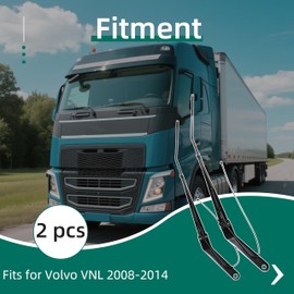 Riyhch 602-5420 2PCS Front Windshield Wiper Arms Fits for Volvo VNL 2008-2014 for Driver Side Passenger Side Wiper Arms # 85111394
