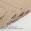 Tosewever Decorative Hemstitch Linen Table Runner Farmhouse Style Tabletop Collection