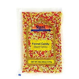 Rani Sugar Coated Fennel Candy (Value Pack) 5lbs (Assorted Colors/Flavors)