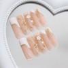RikView Coffin Press on Nails Long Fake Nails with 3D