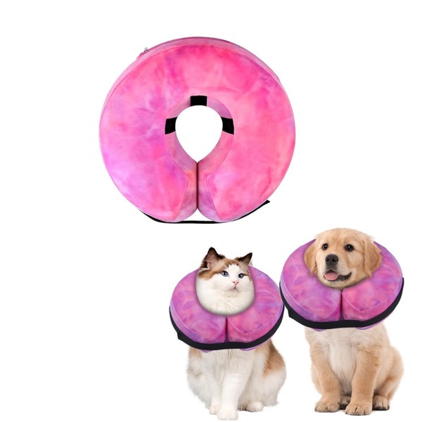 Sychien Inflatable Dog Collar, Potective Recovery E Collar for Dogs