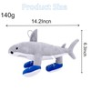 JOYEEENAT Tung Tung Tung Sahur Plush, Tralalero Shark Toy,Funny Italian